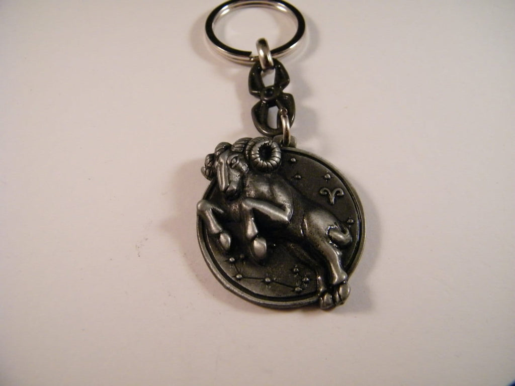 Zodiac sign keychain, Aries keyring, Astrology Sign , Horoscope Birthday Gift, Aries Jewelry, Bag Charm Pendant, Ram keyring, Car Accessory