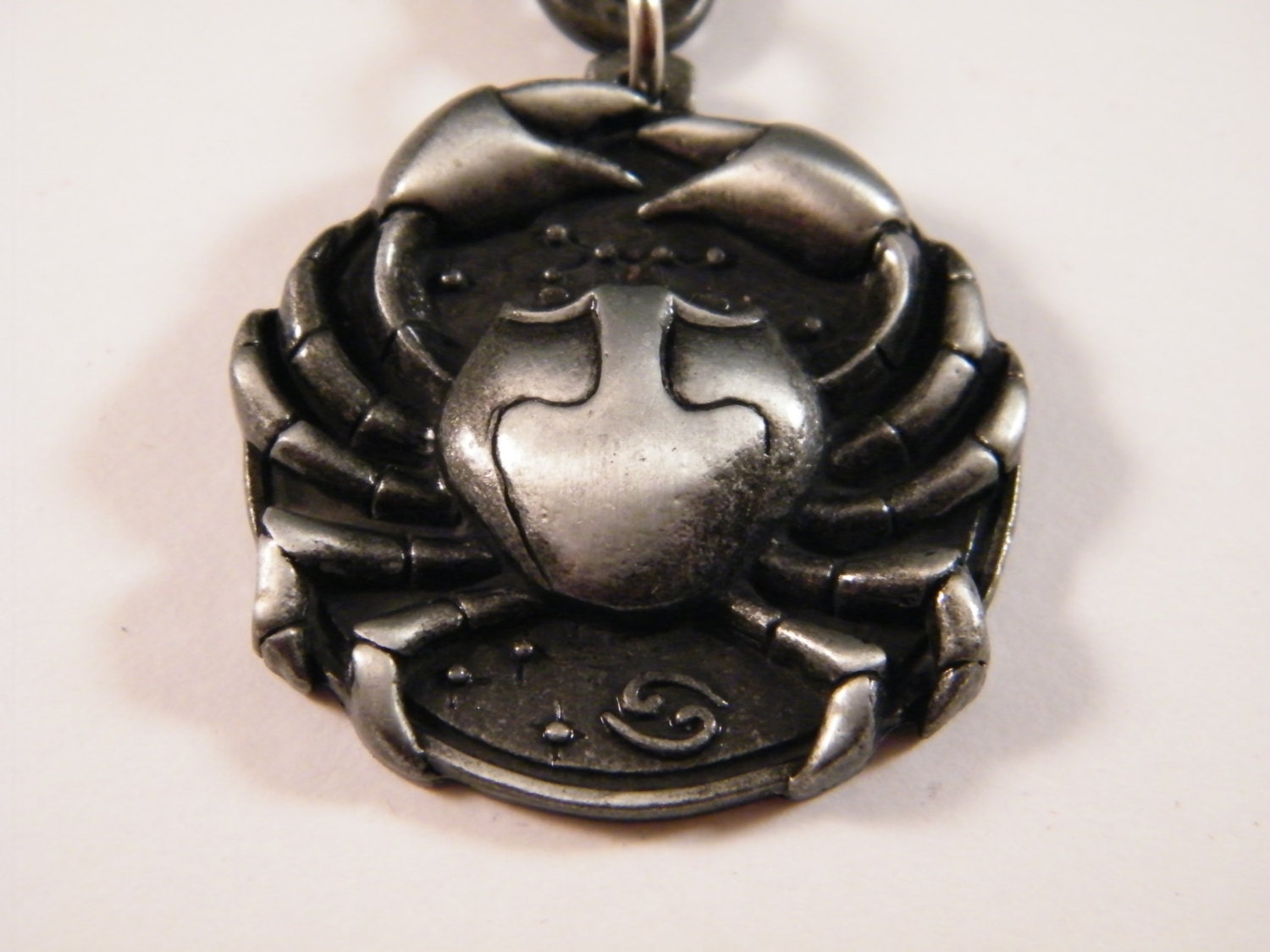 Cancer zodiac Keychain, Crab Zodiac Keyring, Astrology Sign, Birthday Gift, Star Sign Charm, Horoscope Bag Charm, Pendant Zodiac Jewelry