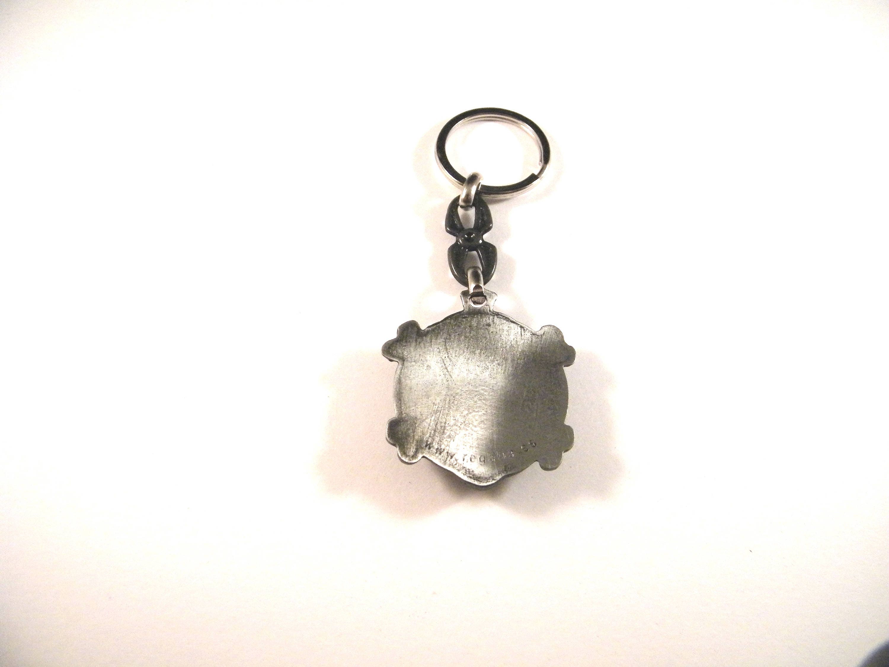 Skull keyring, bones keychain, skull charm, gothic keyring, halloween gift, 2D human skull pendant, rocker fans keyring, men gift