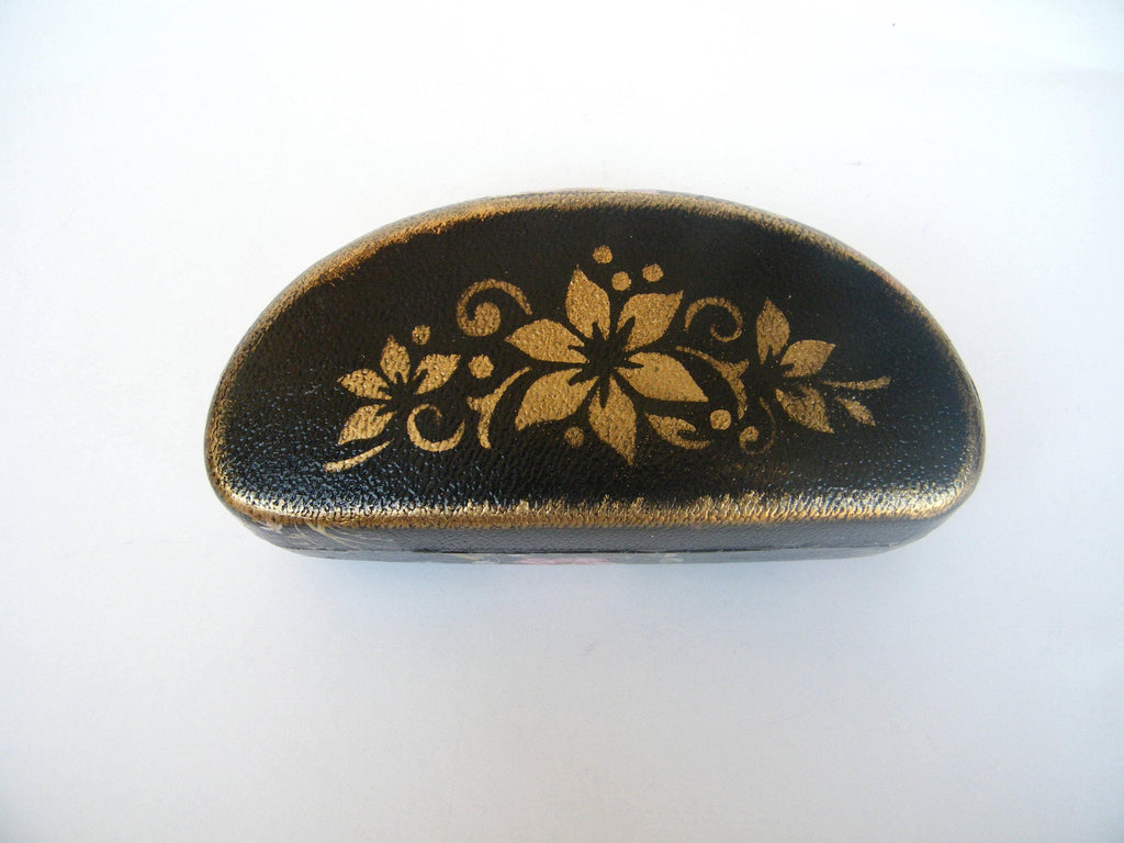 Woman Sunglasses Case, Elegant Spectacle Case, Hard Glasses Case, Shabby Chic, OOAK Gift for Her, Fabulous Bag Accessory, Purse Organizer