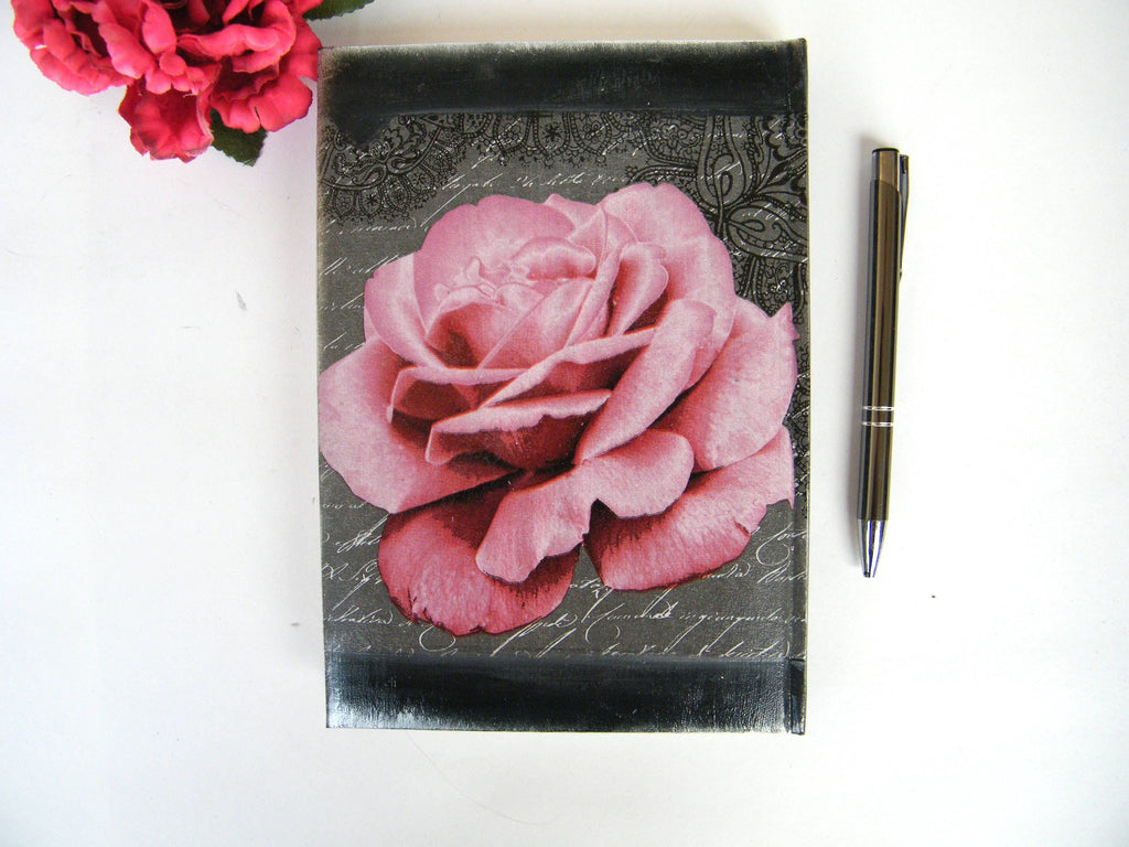 Daily Planner 2026, Business Floral Daily Diary, Clasic Rose Agenda 2026, Lined Notebook, Vintage Rose, Multilingual Calendar, Coworker gift
