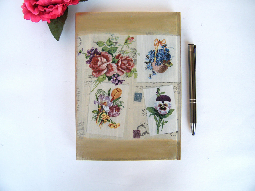2026 Daily Diary: Vintage Floral A5 Planner, Handmade Co-worker Gift