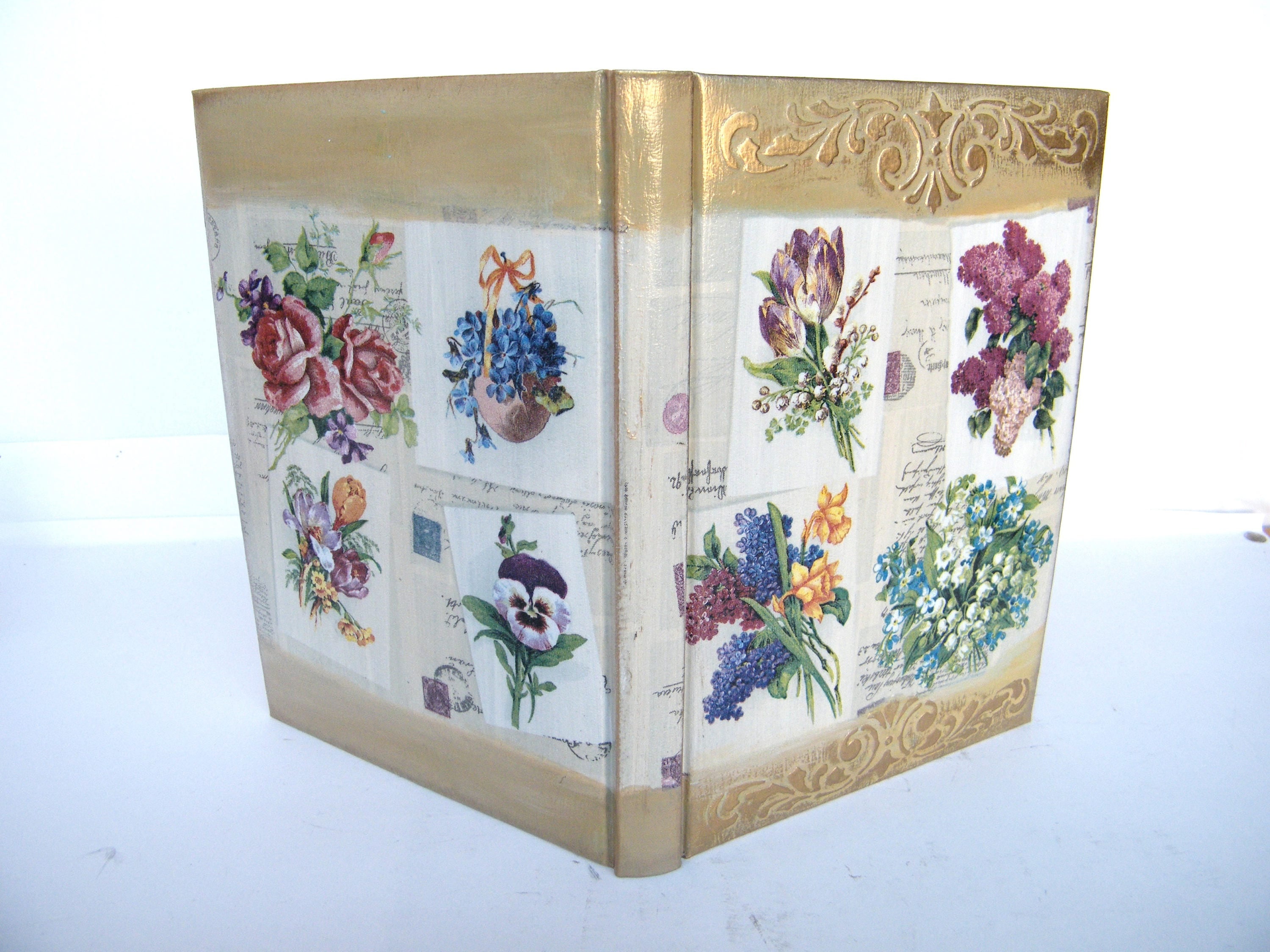 2026 Daily Diary: Vintage Floral A5 Planner, Handmade Co-worker Gift