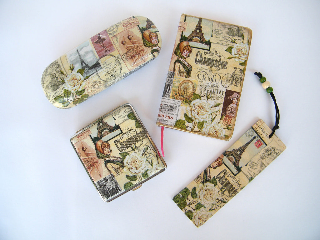 Slim 100's Cigarrette case with romantic Paris