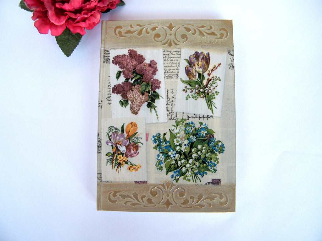 2026 Daily Diary: Vintage Floral A5 Planner, Handmade Co-worker Gift