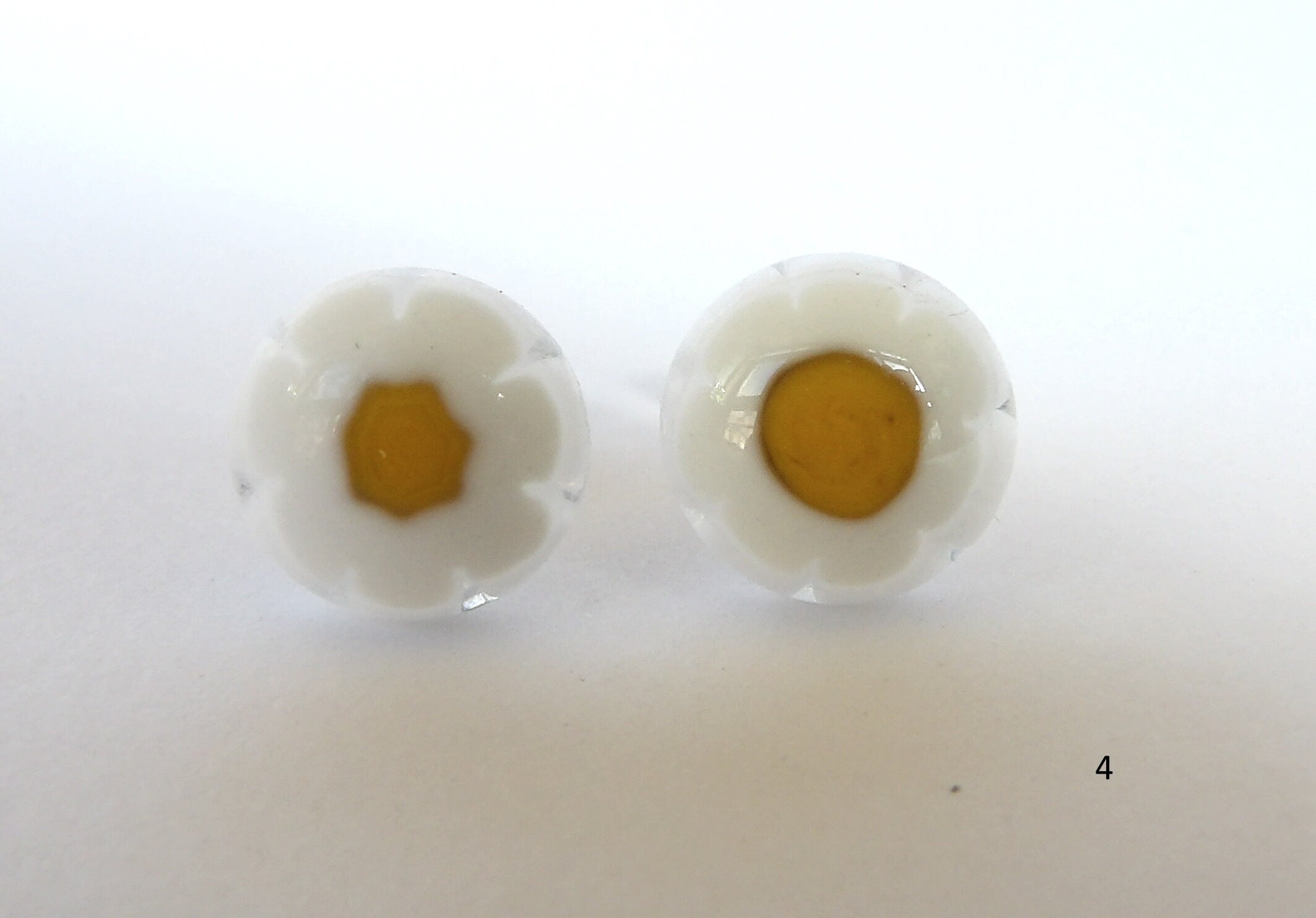 Small Murano Glass Stud Earrings, Millefiori Earrings, Round Minimalistic Earrings,  Handmade Murano, Murano Jewerly