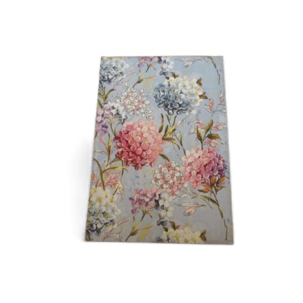 Daily Planner 2026, A5 Hard Cover Diary, Journal, Appointment Book, Agenda Day to a Page, Hortensia Flower, Co-worker gift , Daily Calendar