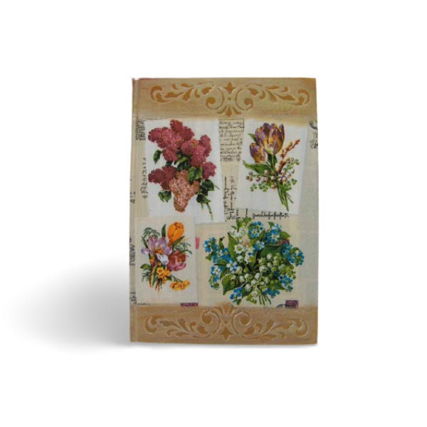 2026 Daily Diary: Vintage Floral A5 Planner, Handmade Co-worker Gift