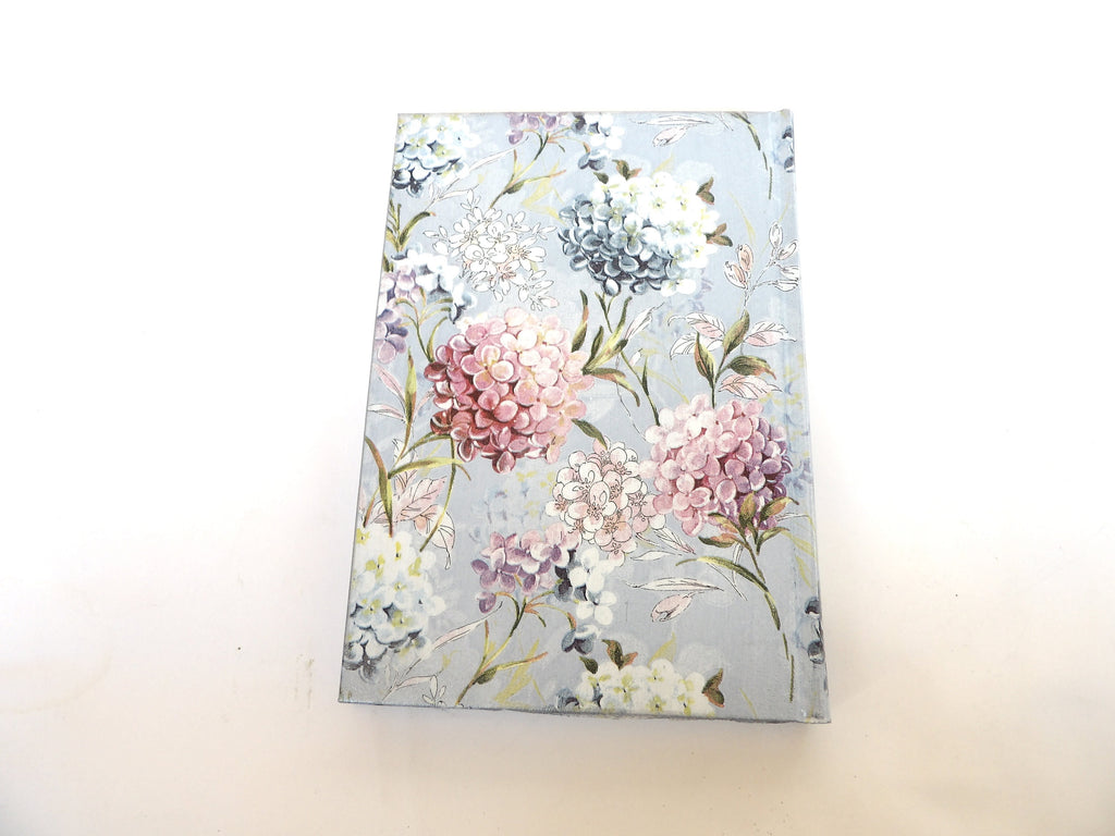 Daily Planner 2026, A5 Hard Cover Diary, Journal, Appointment Book, Agenda Day to a Page, Hortensia Flower, Co-worker gift , Daily Calendar