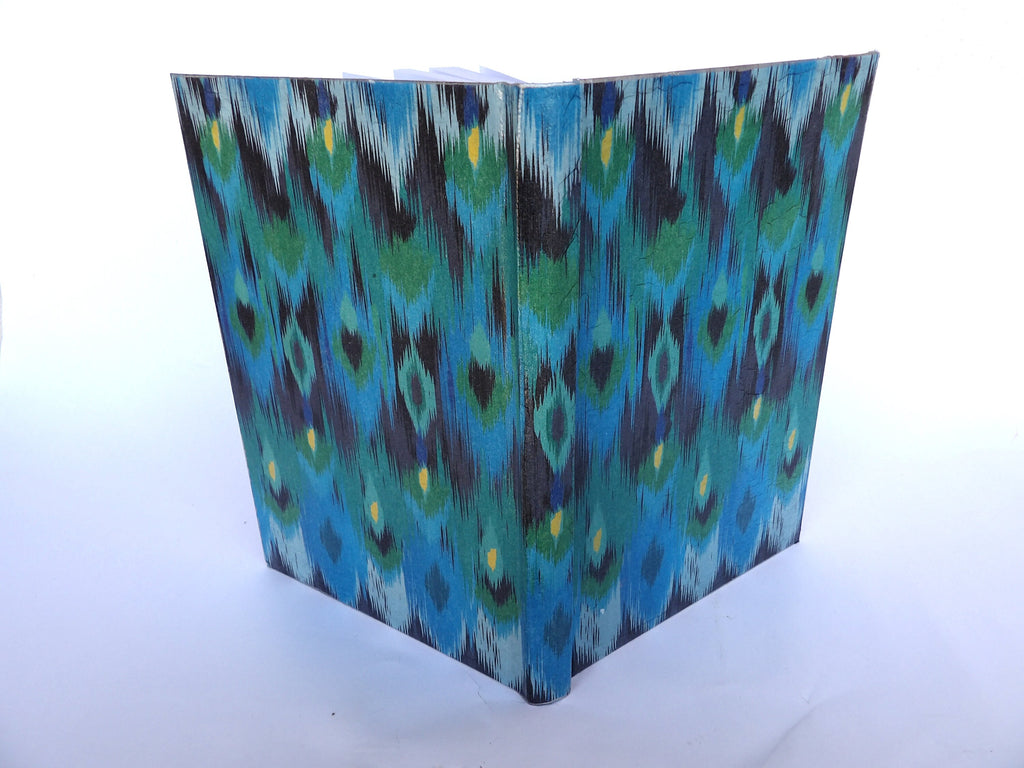 Daily Planner 2026, A5 Hard Cover Diary, Journal, Appointment Book, Agenda Day to a Page, Peacock Feathers desk diary, Co-worker Calendar