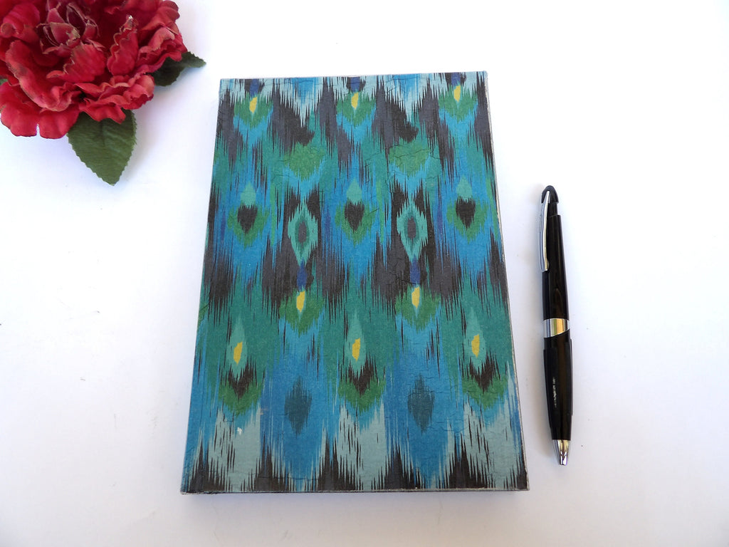 Daily Planner 2026, A5 Hard Cover Diary, Journal, Appointment Book, Agenda Day to a Page, Peacock Feathers desk diary, Co-worker Calendar