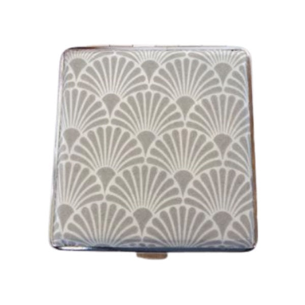 Cigarette Case for man, ID Card Case, Business Card Case, Grey geometric Case, Credit Card Wallet, Fashion Cigarrette Holder,