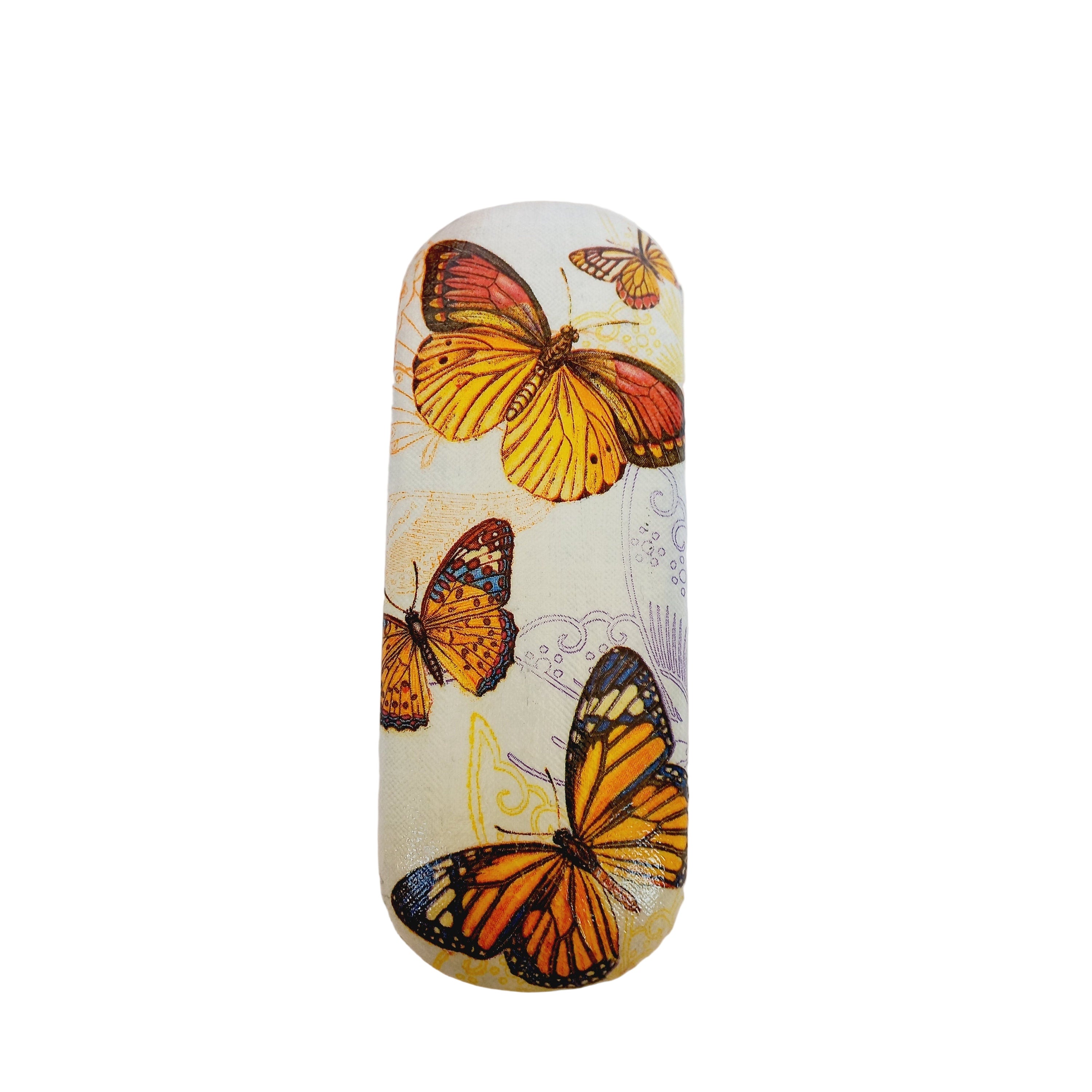 funda de gafas con mariposas 