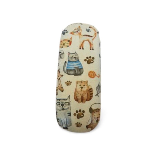 Cute Cats Eyeglass Case, Portable Hard Sunglass Case, Sweet Eyeglass Protector, Adorable Eyeglasses Box, Hard Eyeglasses Case, Reading glass