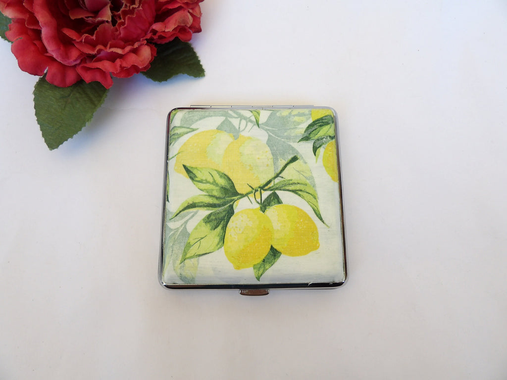 Fresh Lemon king size metal Cigarette Case