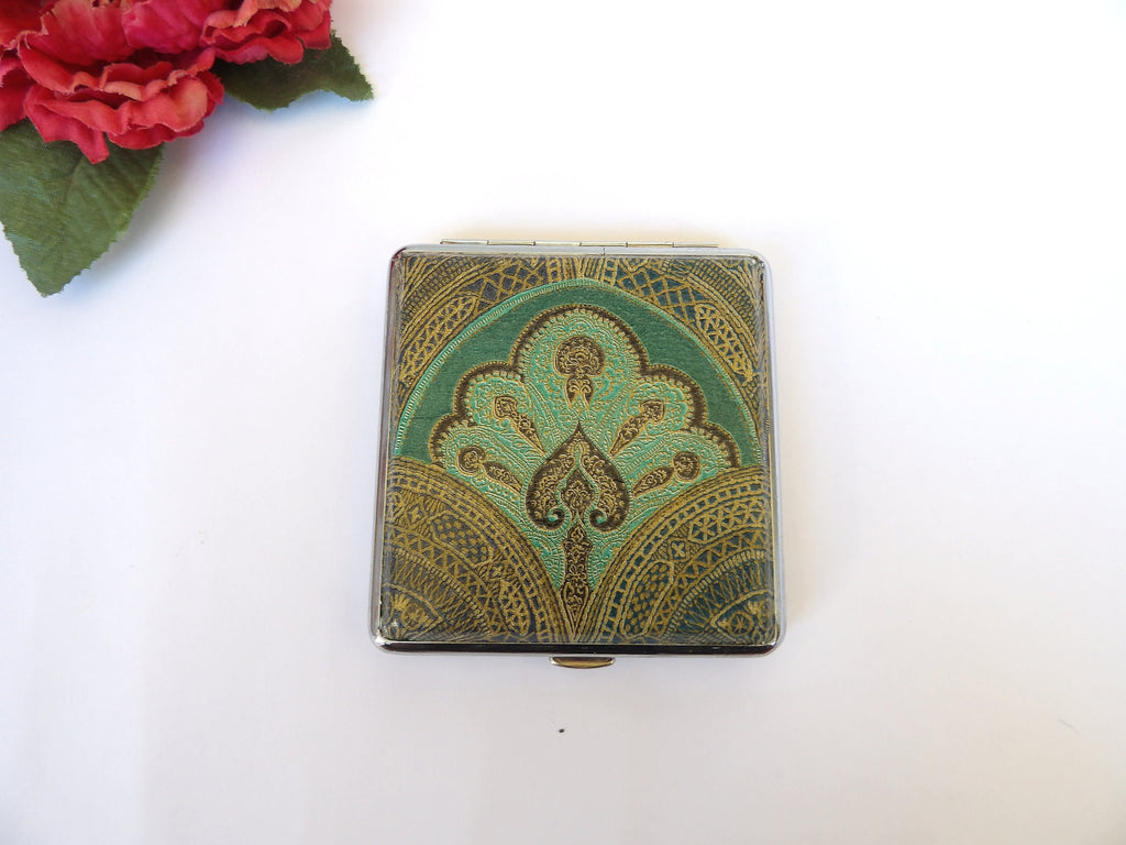 Mandala Cigarrette Case, Credit Card Case, King Size Cigarette Box, Gift for Smokers, Spiritual Cigarrette Holder, Indian themed case