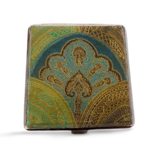 Mandala Cigarrette Case, Credit Card Case, King Size Cigarette Box, Gift for Smokers, Spiritual Cigarrette Holder, Indian themed case