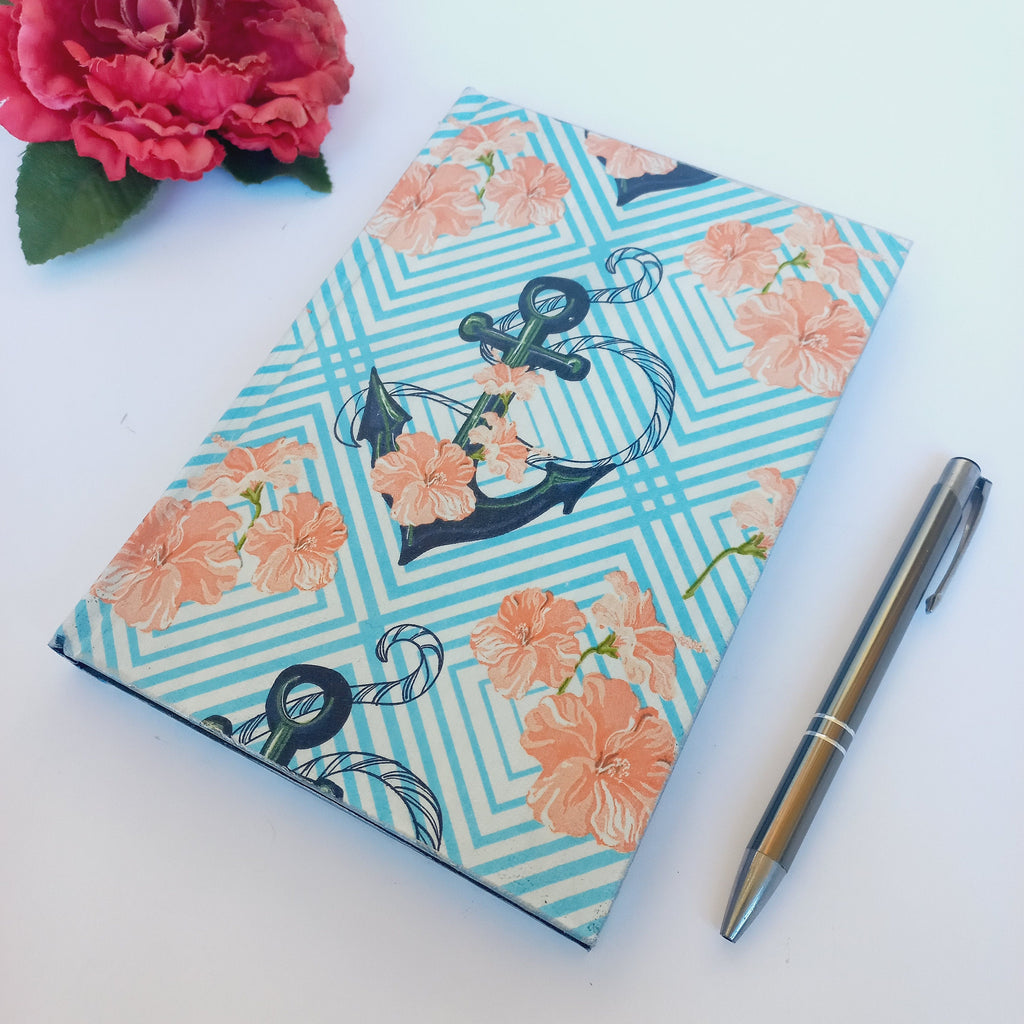2026 A5 Daily Planner: Hibiscus Flower Hardcover Journal