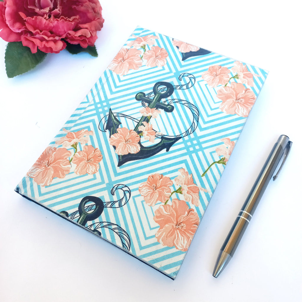 2026 A5 Daily Planner: Hibiscus Flower Hardcover Journal