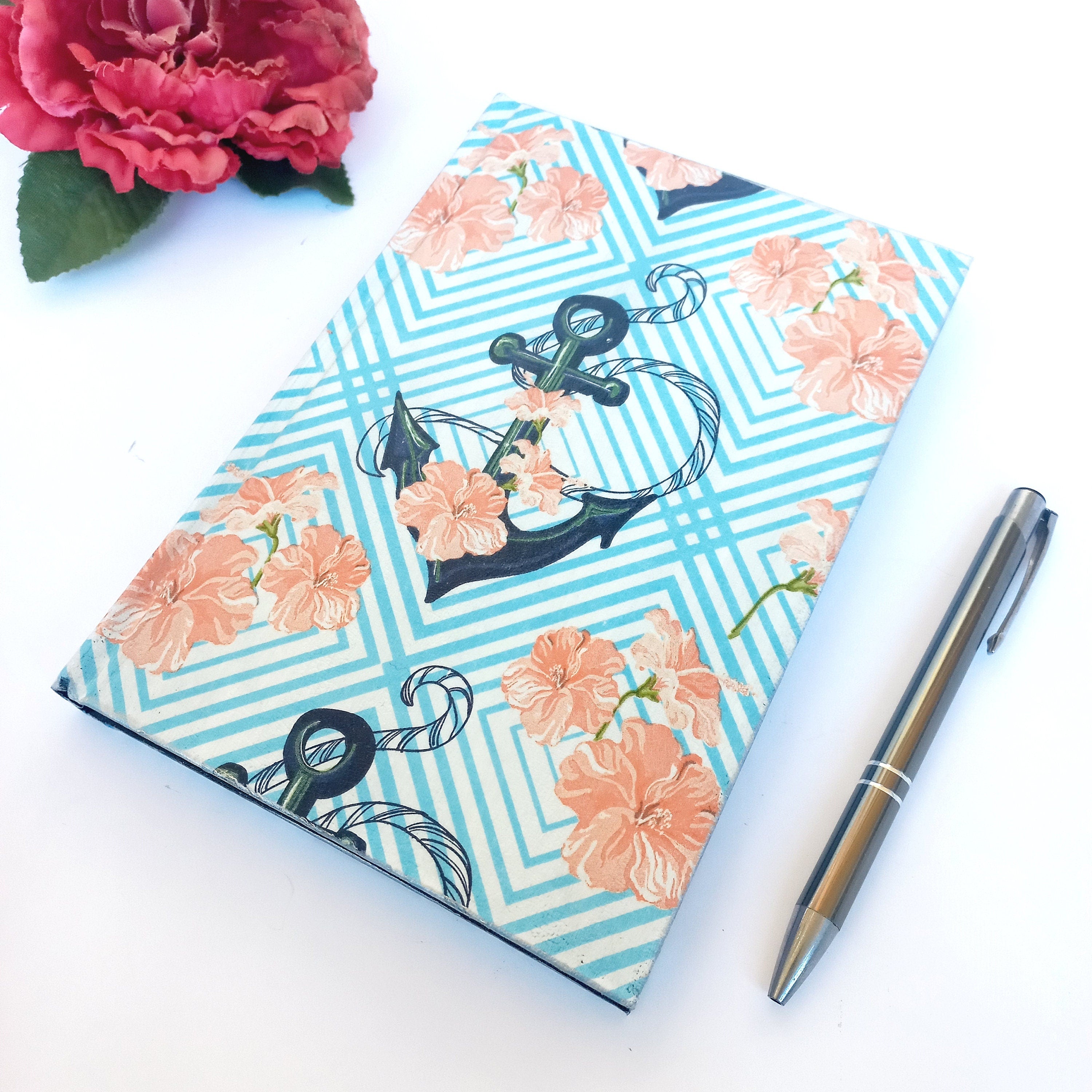 2026 A5 Daily Planner: Hibiscus Flower Hardcover Journal