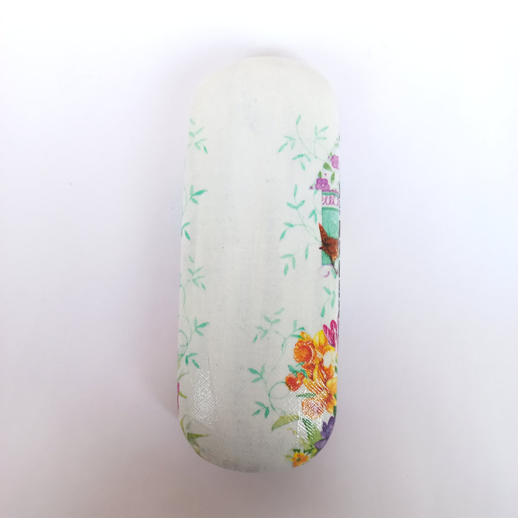 Eyeglass Case Hard,  Glasses Case for Gardener, Glasses Storage Box, Spectacle Case, Birds and flowers Case, Reading glasses Box