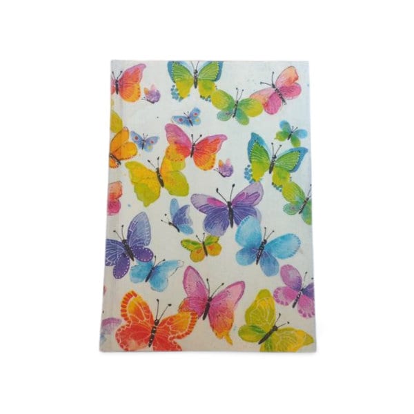 Daily Planner 2026 with Butterflies, A5 Hard Cover Diary, Journal, Appointment Book, Agenda Day to a Page, Co-worker gift , Daily Calendar