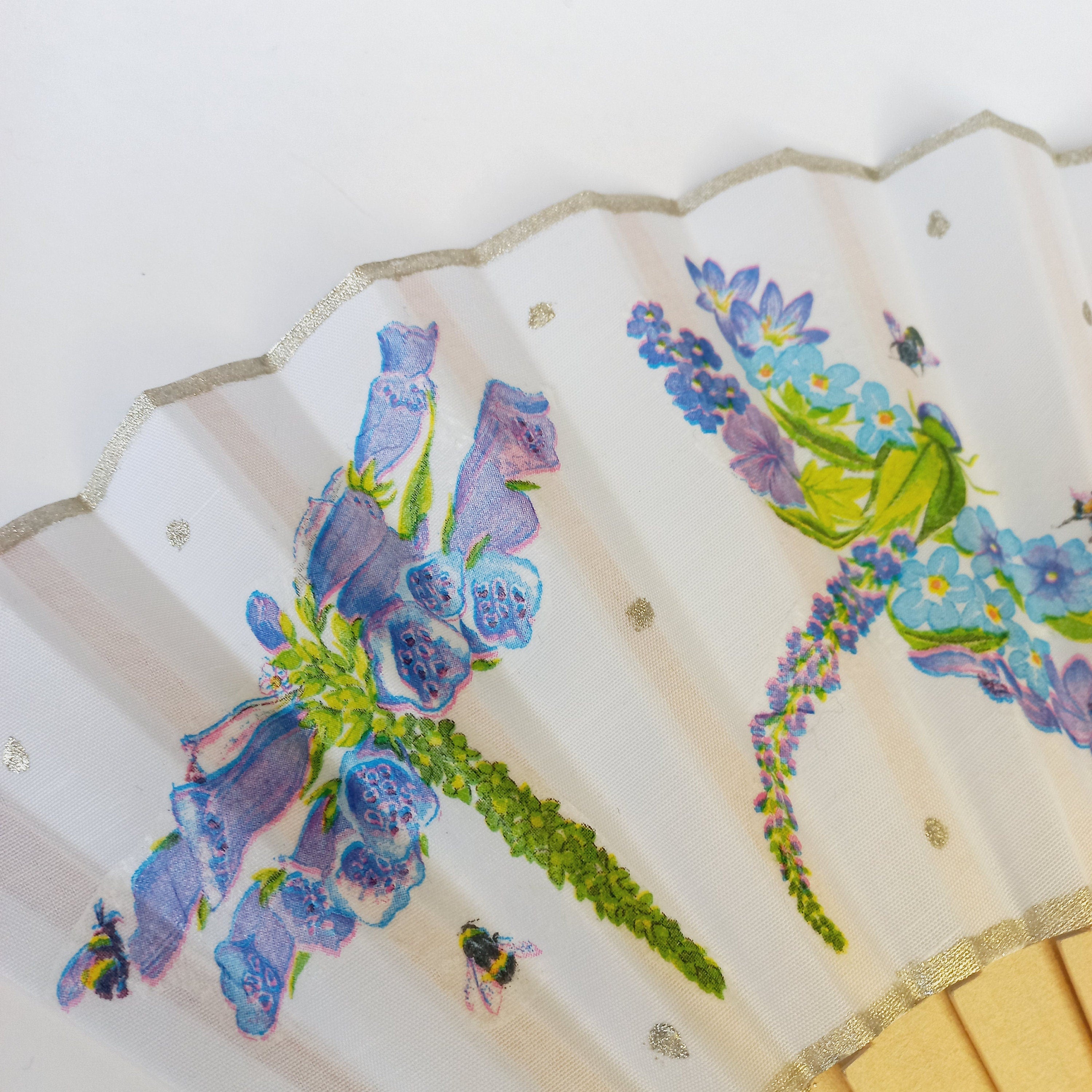 Dragonfly Symbol Change Hand Fan - Feather Wedding Gift Bride Bridesmaid Accessory Summer Fan