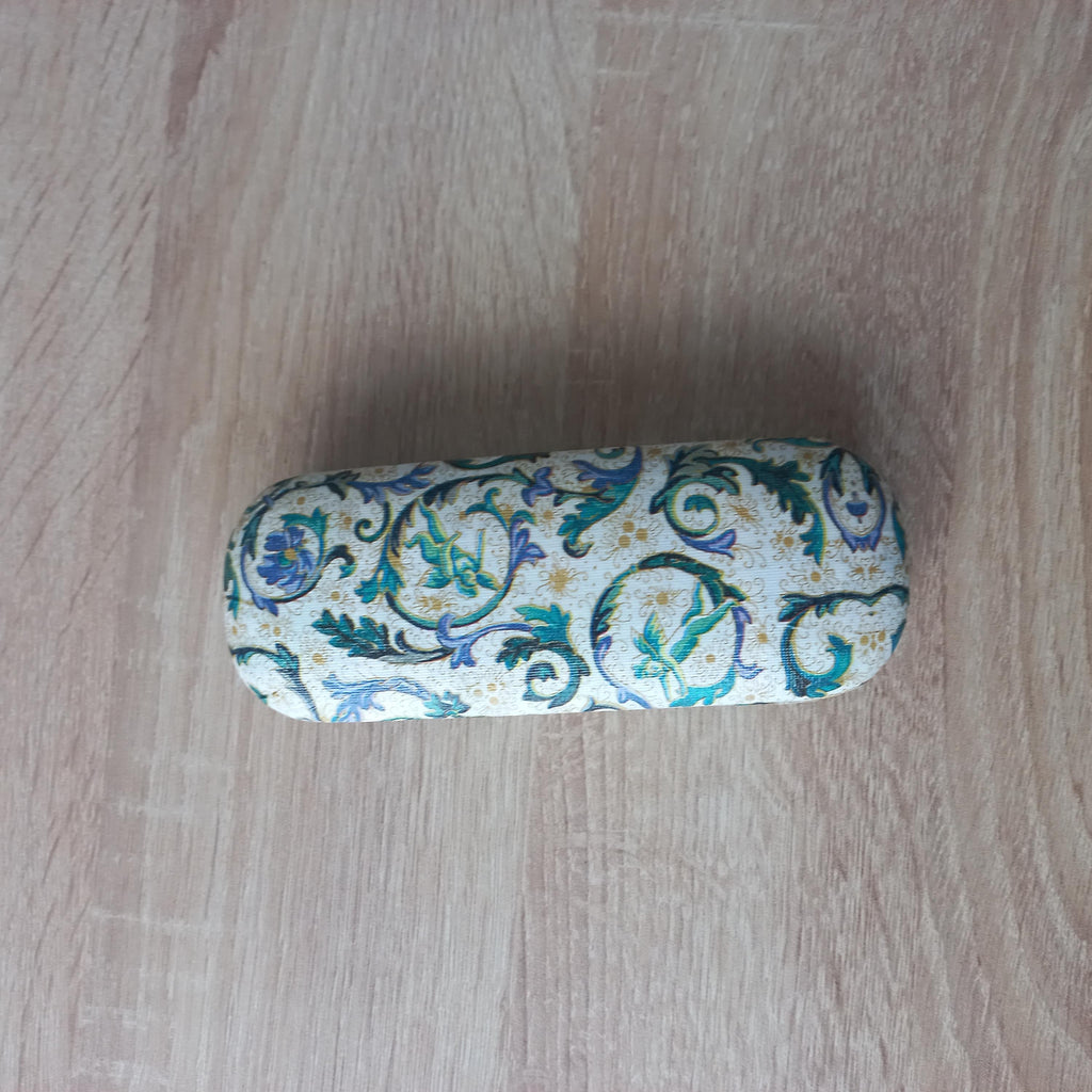 Hard Eyeglass Case, Portable Hard Glasses Case, Elegant Eyeglass Protector, Adorable Eyeglasses Box,  Reading glasses box, mediterranean