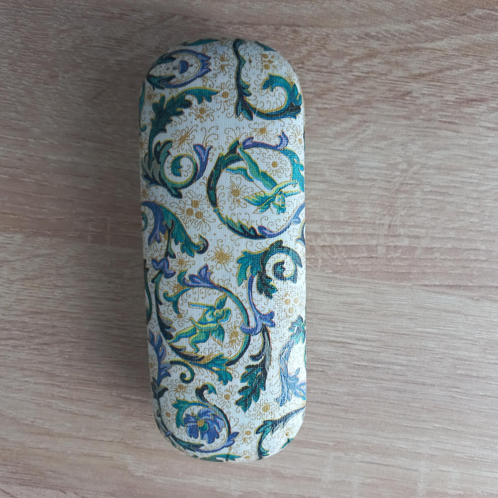 Hard Eyeglass Case, Portable Hard Glasses Case, Elegant Eyeglass Protector, Adorable Eyeglasses Box,  Reading glasses box, mediterranean